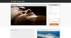 Desktop Screenshot of privatetoursinegypt.com